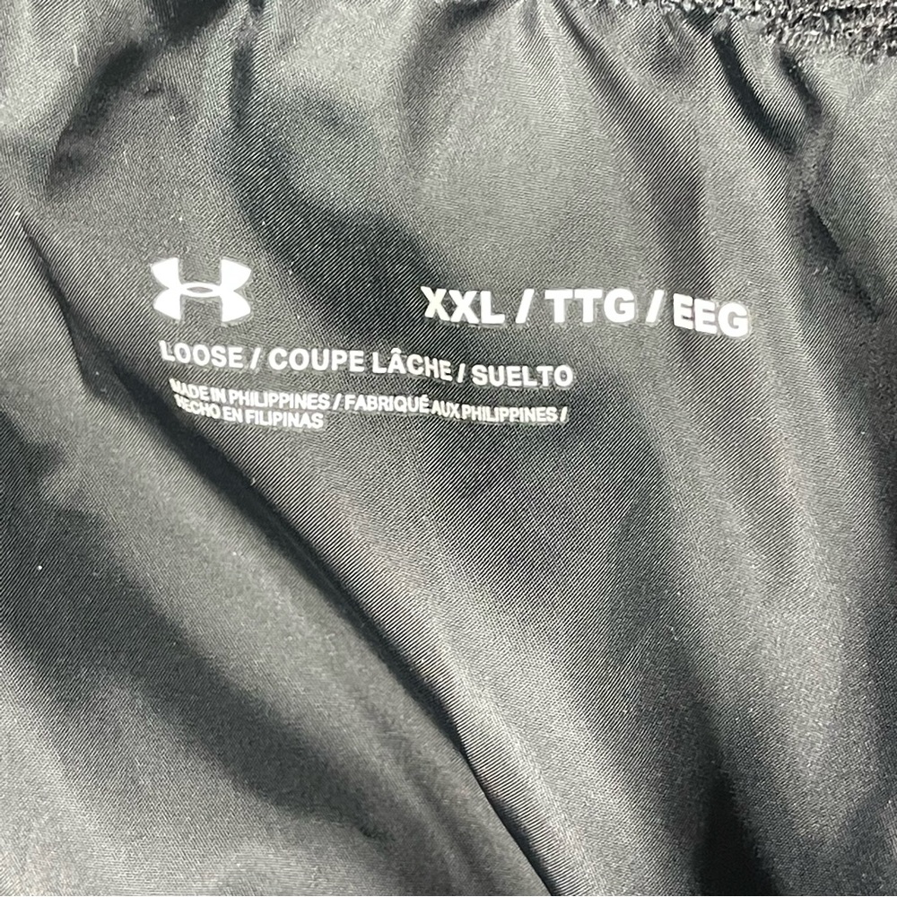 Under Armour Mens Pants XXL Black Elastic Waist Lightweight Pockets - Picture 7 of 13